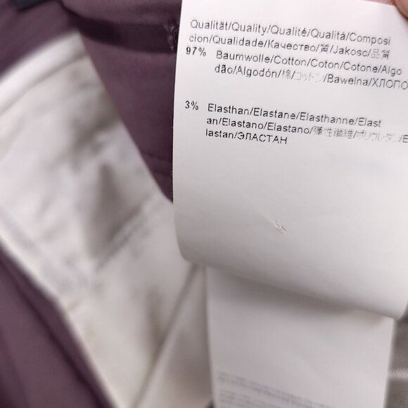 Hugo Boss Wrap Pencil Skirt Womens 6 Purple Pockets Professional Career - Picture 12 of 13